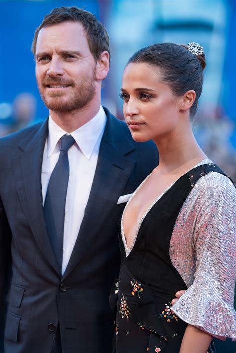 Alicia Vikander and Michael Fassbender 